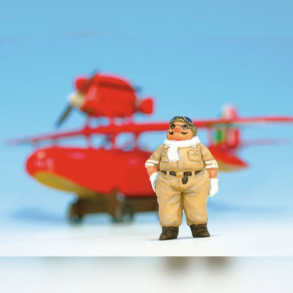 Porco Rosso Savoia S.21 Seaplane model kit + Porco Rosso figure Nerdscape