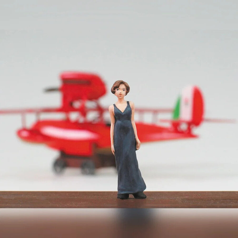 Porco Rosso Savoia S.21F ver.2 Seaplane model kit + Gina figure Nerdscape