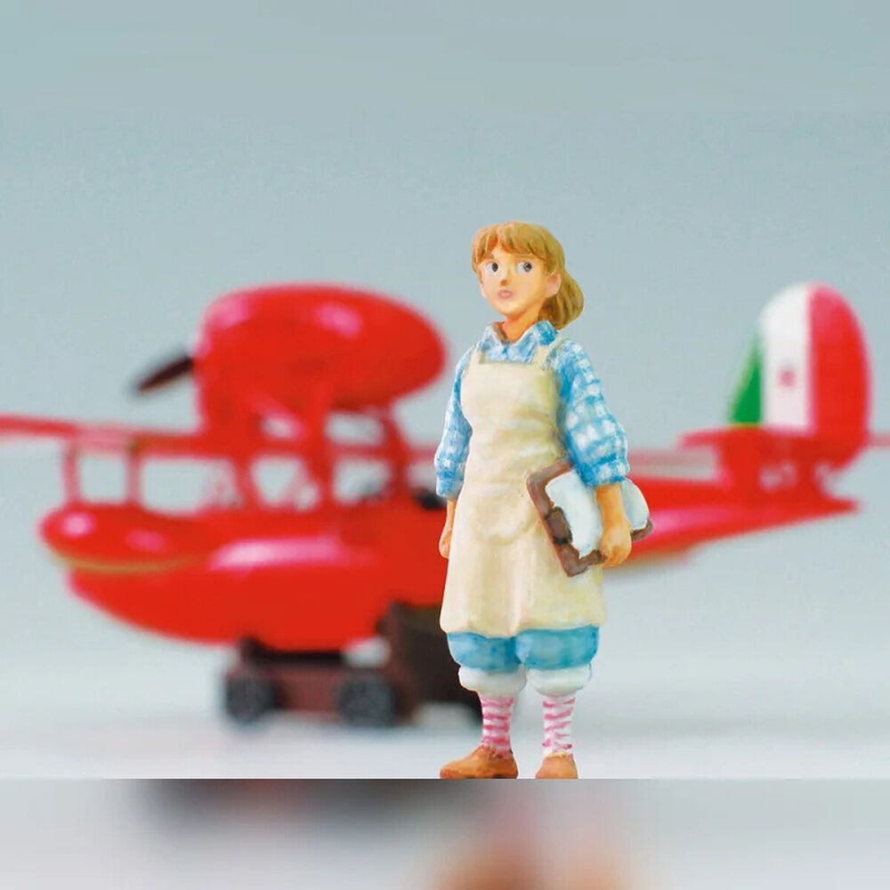 Porco Rosso Savoia S.21F ver.2 Seaplane model kit + Fio Piccolo figure Nerdscape