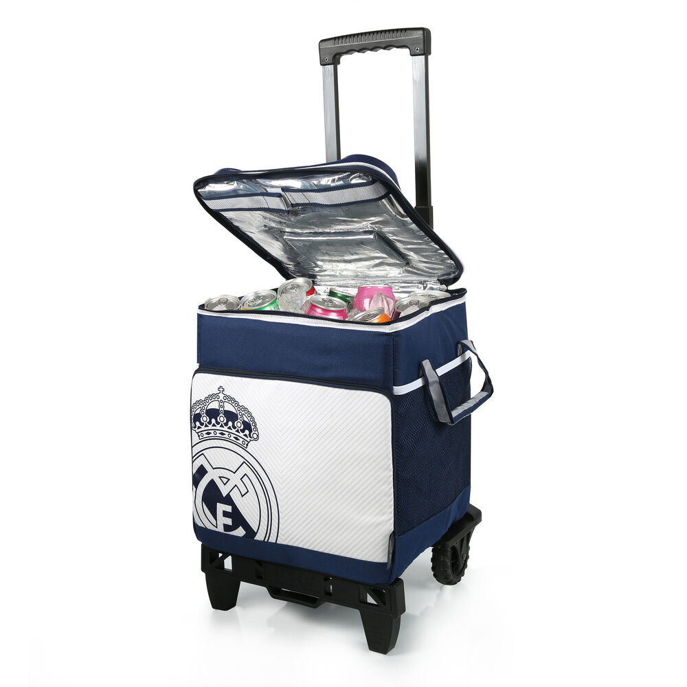 Real Madrid refrigerator cart and wheels Nerdscape