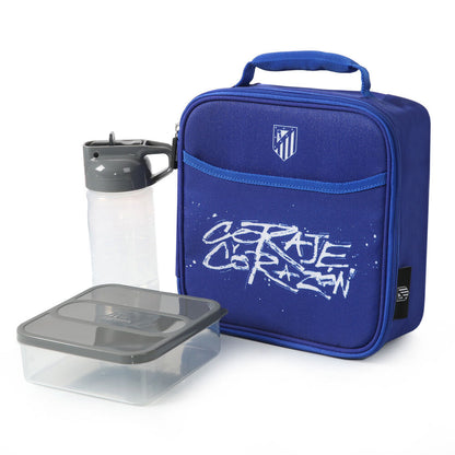 Atletico de Madrid thermo lunch bag + bottle + tupper Nerdscape