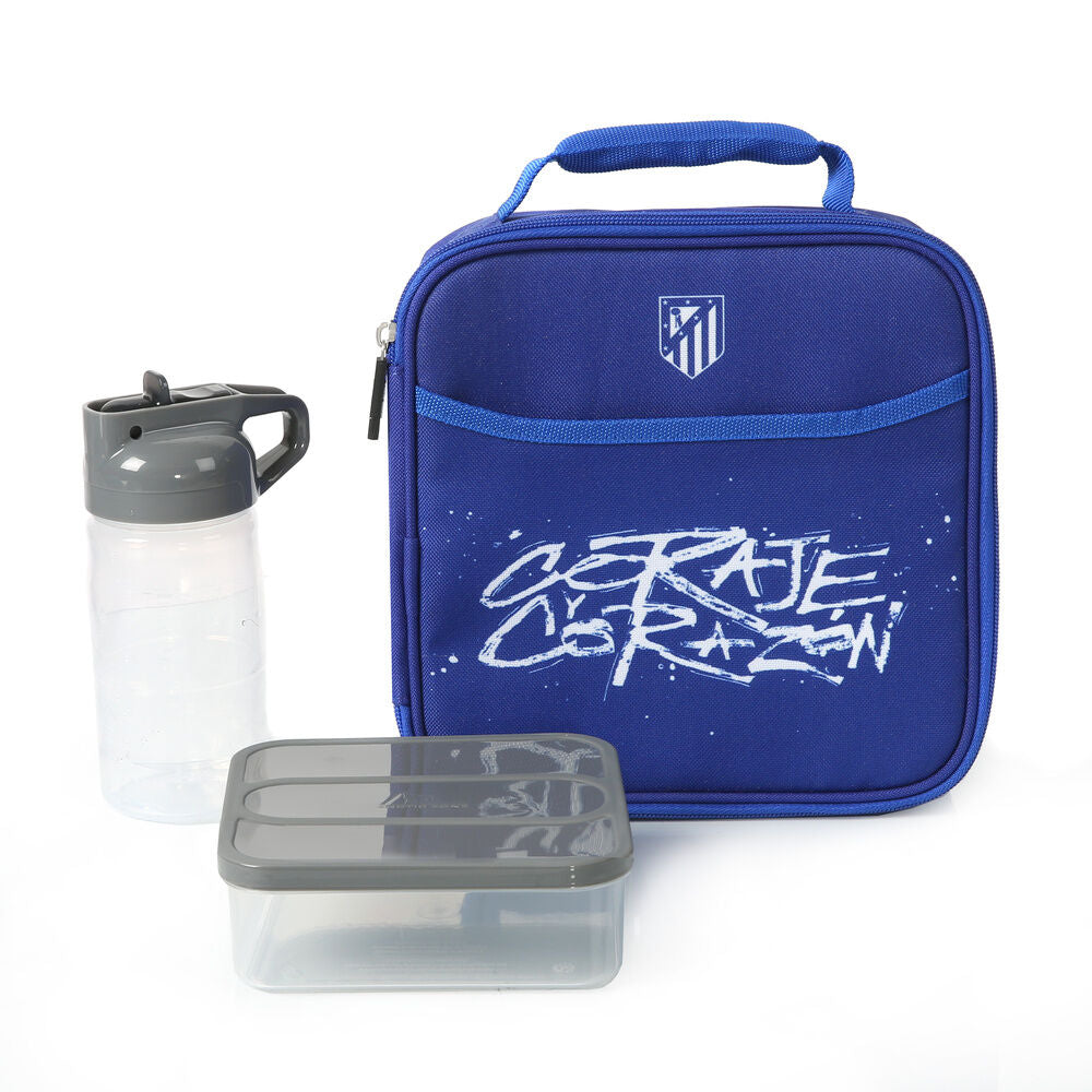 Atletico de Madrid thermo lunch bag + bottle + tupper Nerdscape