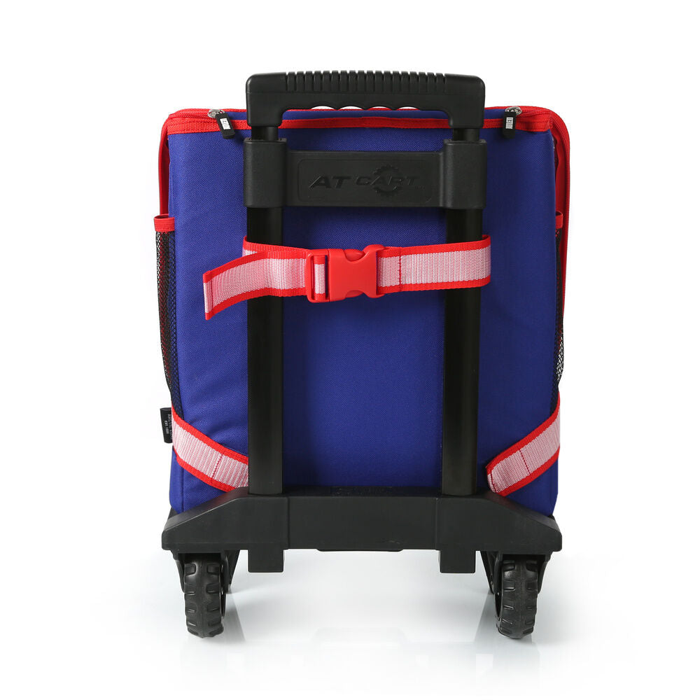 Atletico de Madrid refrigerator cart and wheels Nerdscape