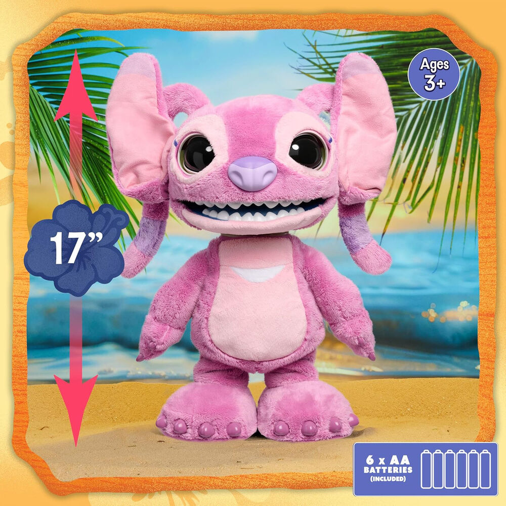 Disney Stitch Angel Ultimate Interactive plush toy Nerdscape