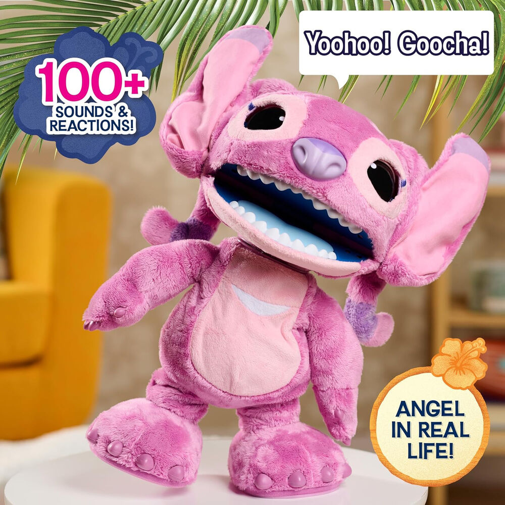 Disney Stitch Angel Ultimate Interactive plush toy Nerdscape