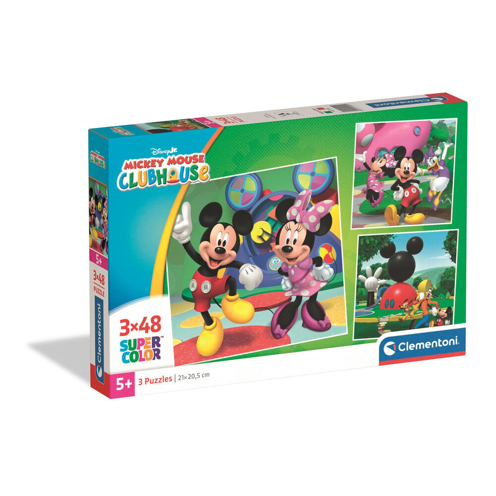 Disney Mickey Mouse Club House puzzle 3x48pcs