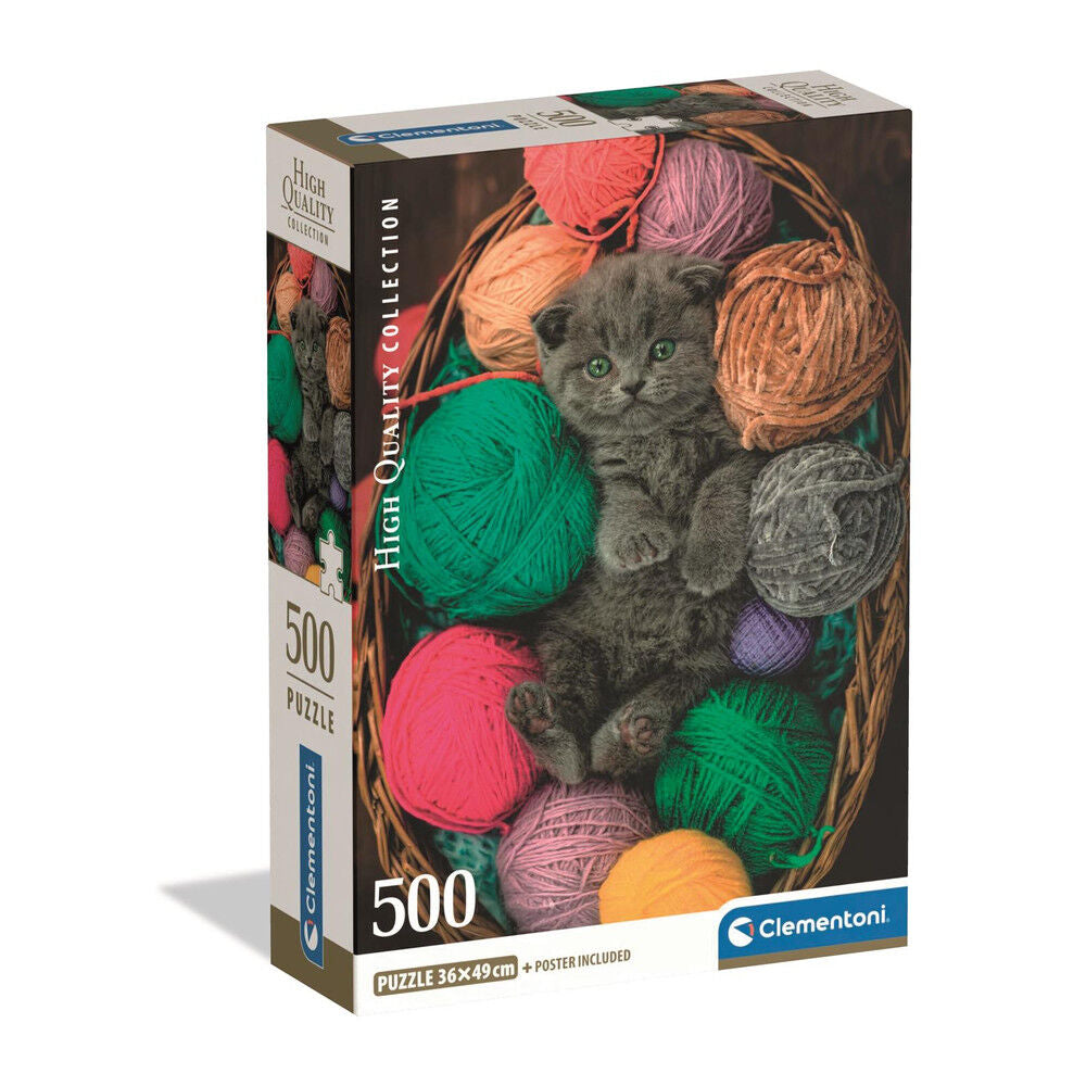 Fluffy Kitten puzzle 500pcs Nerdscape
