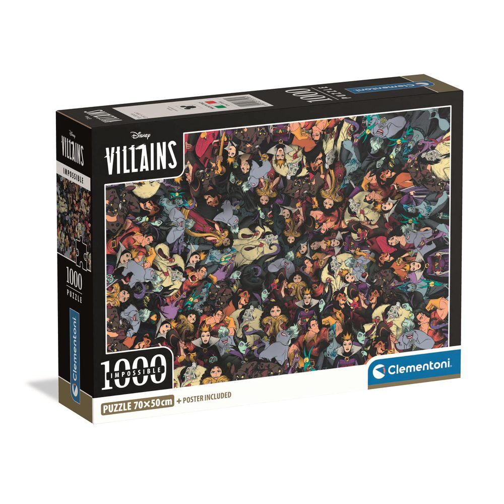 Disney Villans impossible puzzle 1000pcs Nerdscape