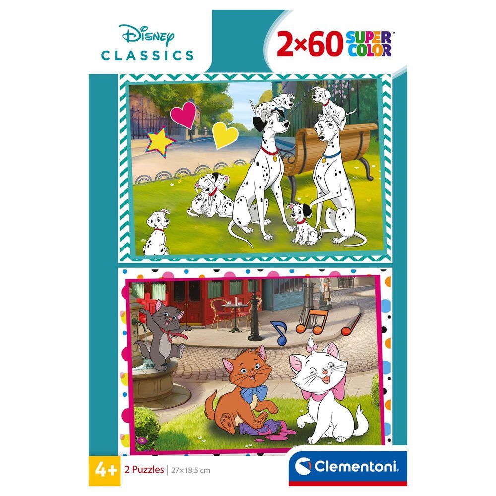 Disney Classic puzzle 2x60pcs Nerdscape