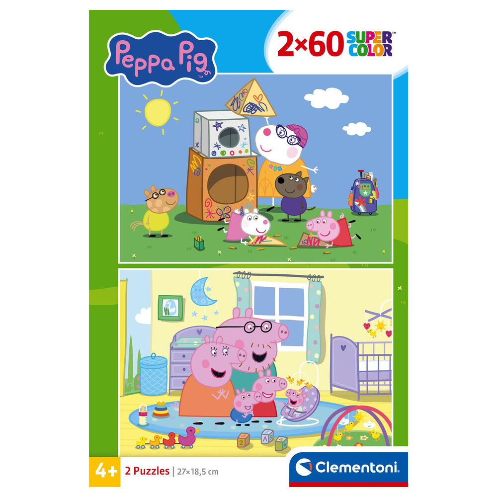 Peppa Pig puzzle 2X60pcs Nerdscape