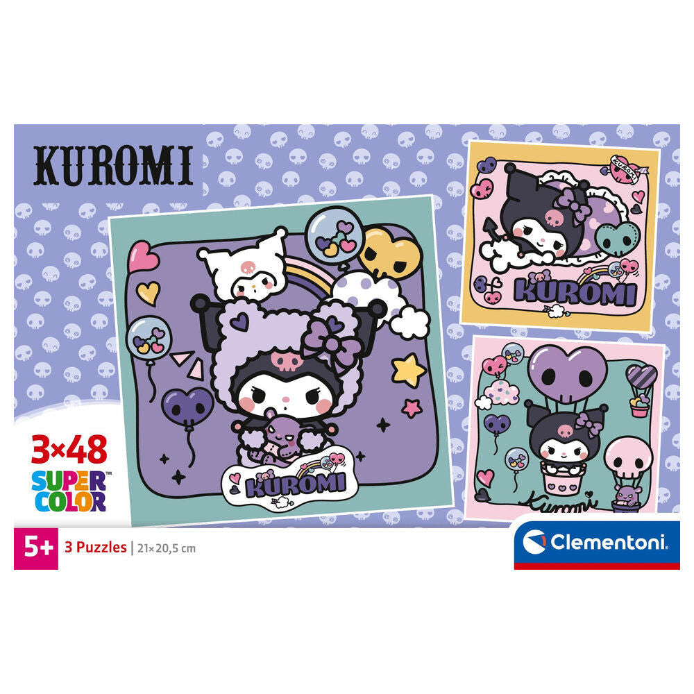Hello Kitty Kuromi puzzle 3x48pcs Nerdscape