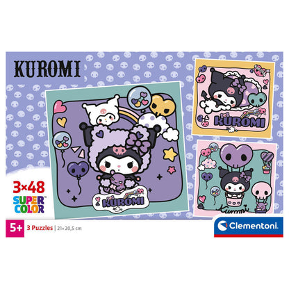 Hello Kitty Kuromi puzzle 3x48pcs Nerdscape