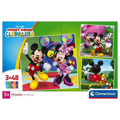Disney Mickey Mouse Club House puzzle 3x48pcs