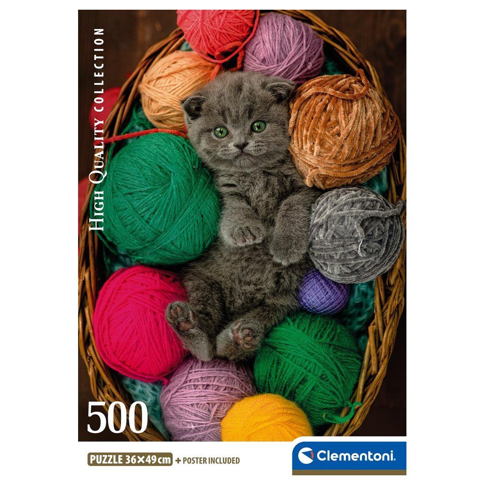 Fluffy Kitten puzzle 500pcs Nerdscape