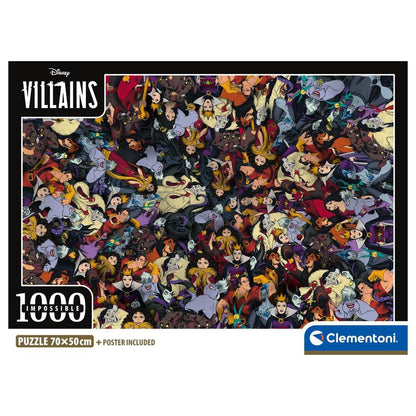 Disney Villans impossible puzzle 1000pcs Nerdscape