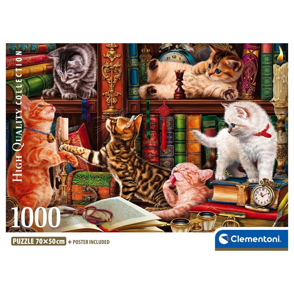 Curious Whiskers puzzle 1000pcs Nerdscape