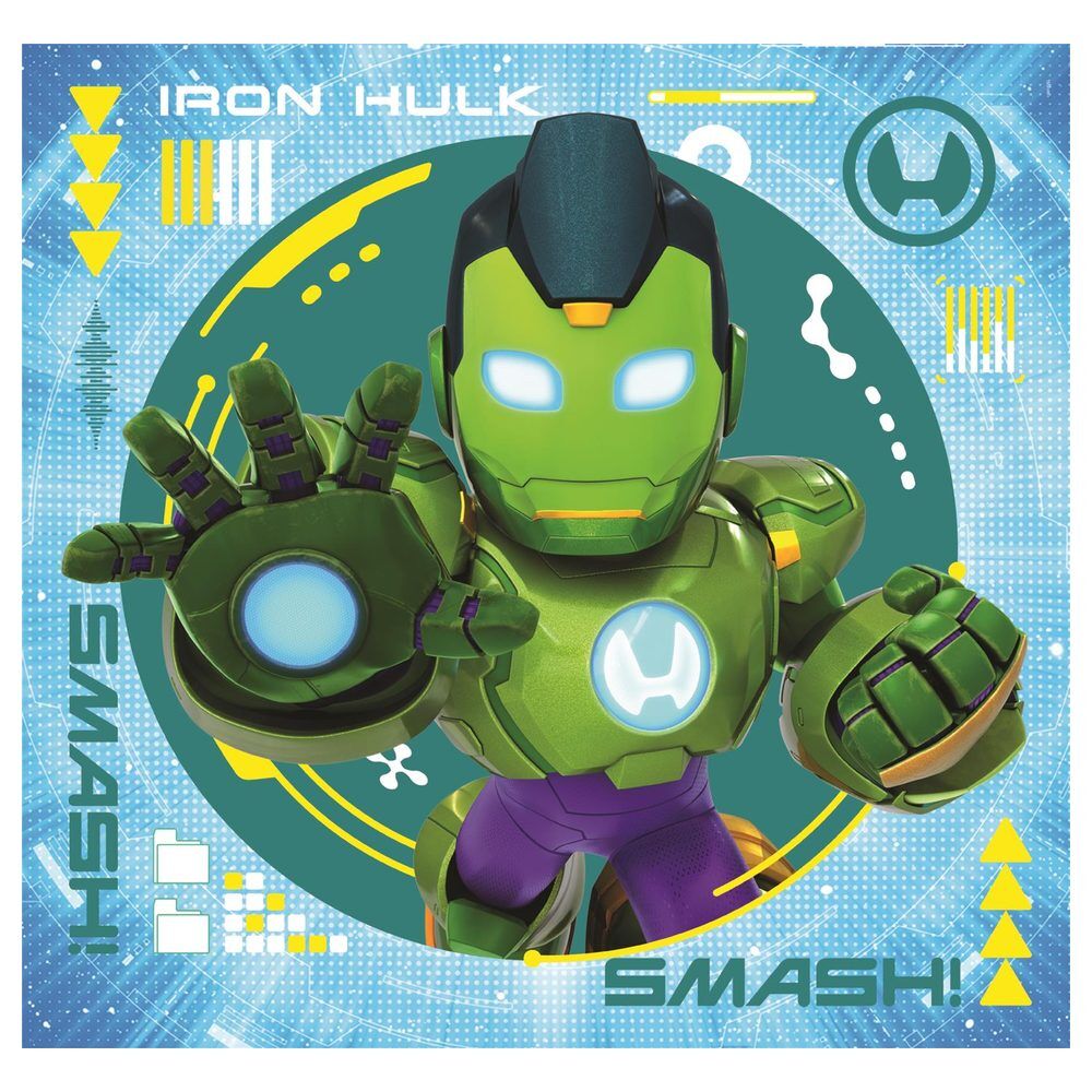 Marvel Iron Man And His Awesome Square puzzle 3x48pcs Nerdscape