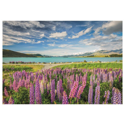 Lupins At Lake Tekapo puzzle 1500pcs Nerdscape