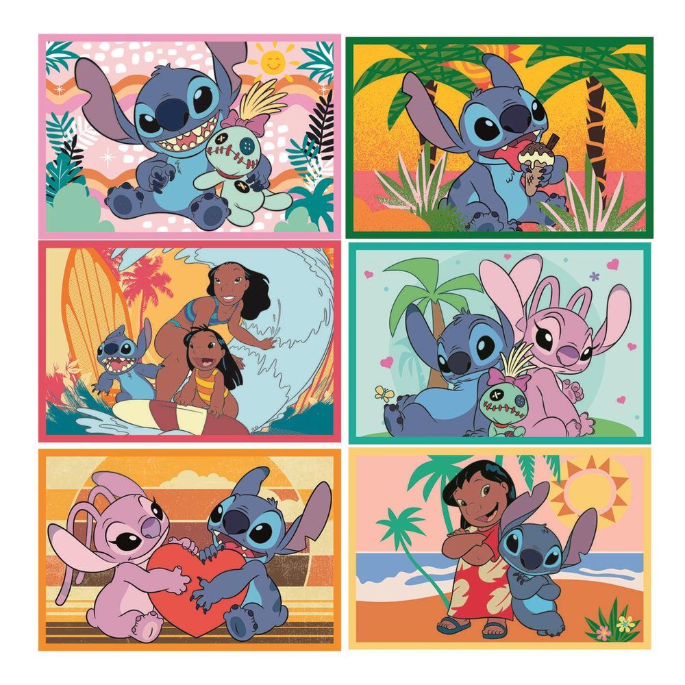 Disney Stitch puzzle 6pcs