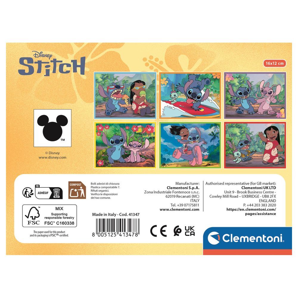 Disney Stitch My First Puzzle 3-6-9-12pcs
