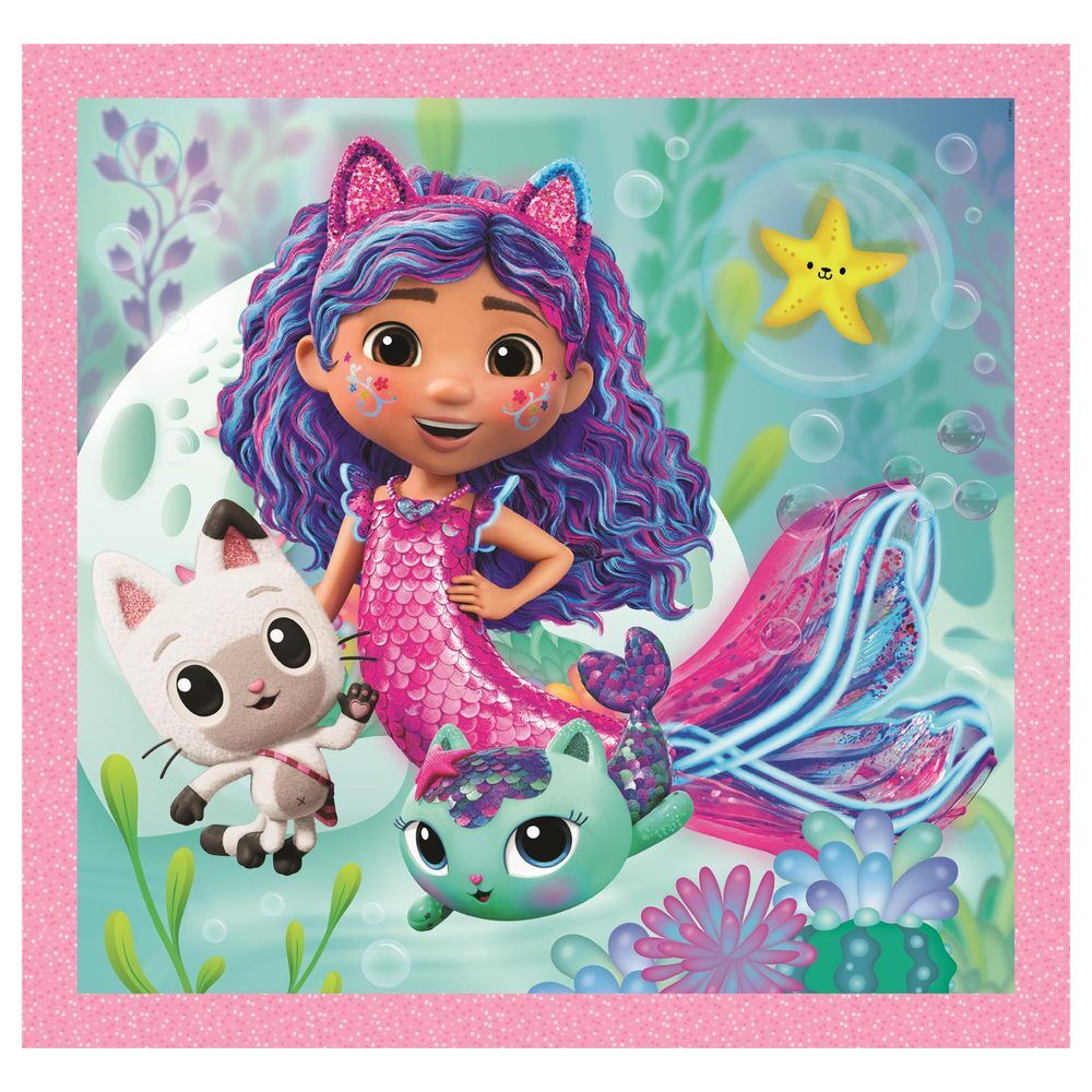 Gabbys Dollhouse puzzle 3x48pcs