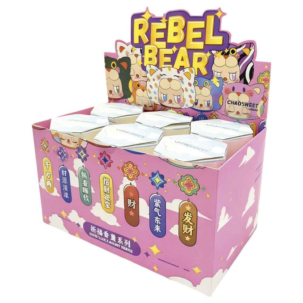 Rebel Bears Good Luck assorted keychain  8cm