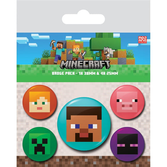 Minecraft set ok 5 badge