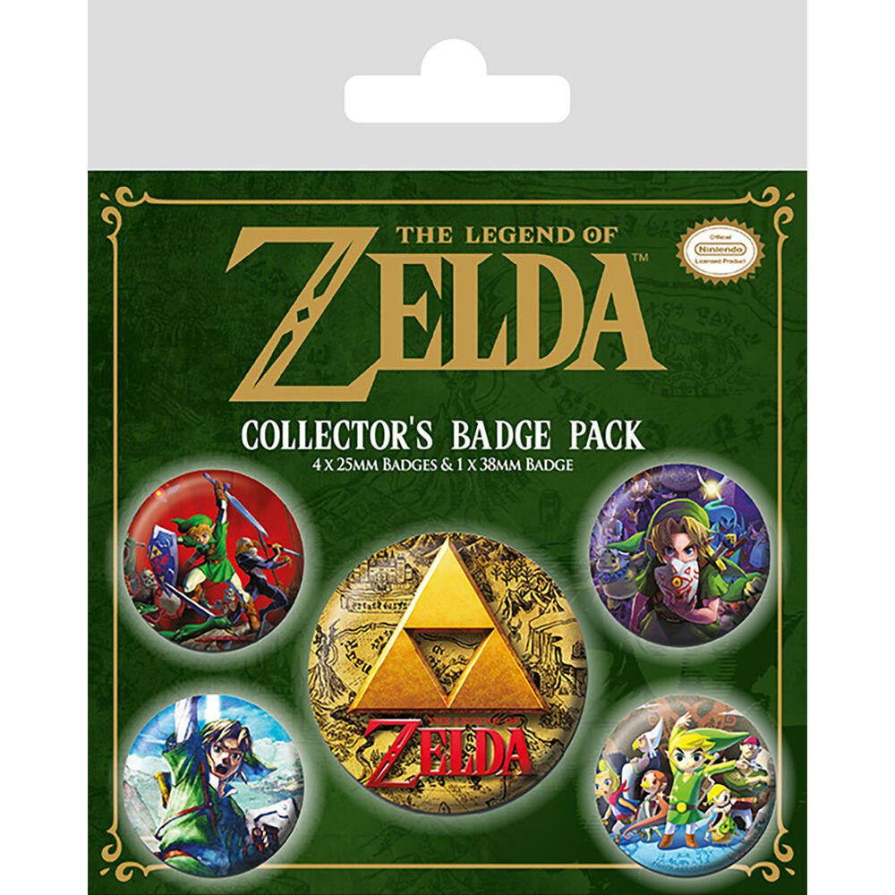 The Legend of Zelda set ok 5 badge