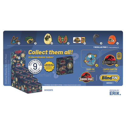 Jurassic Park  pin mystery collectible BlindPIN Nerdscape