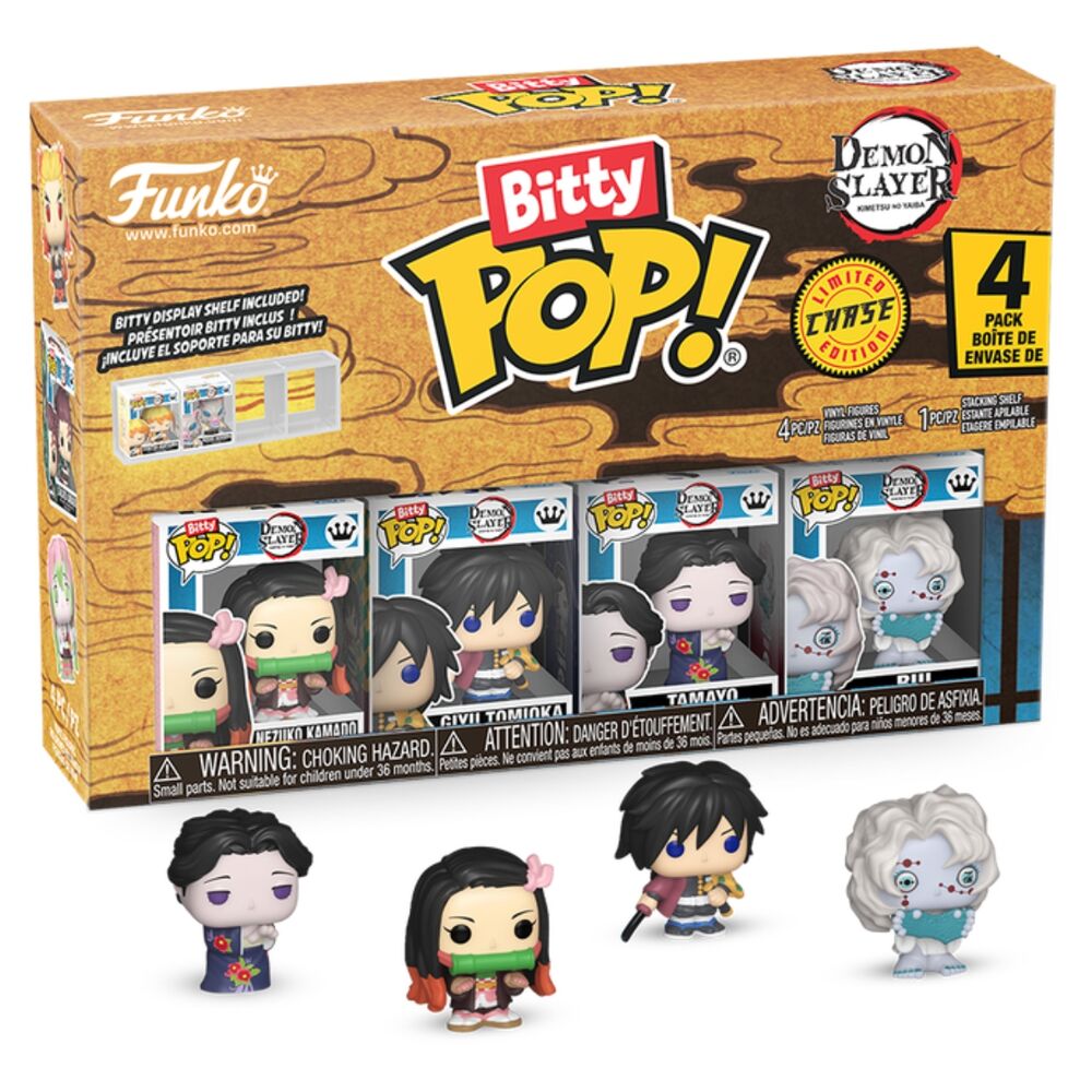 Blister 4 figures Bitty POP Demon Slayer Nezuko