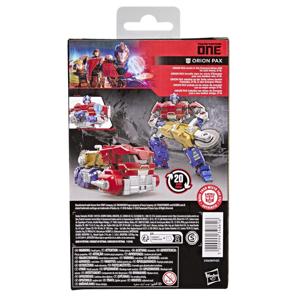 Transformers Studio Series - Transformers One Deluxe Class Orion Pax figure 12,5cm