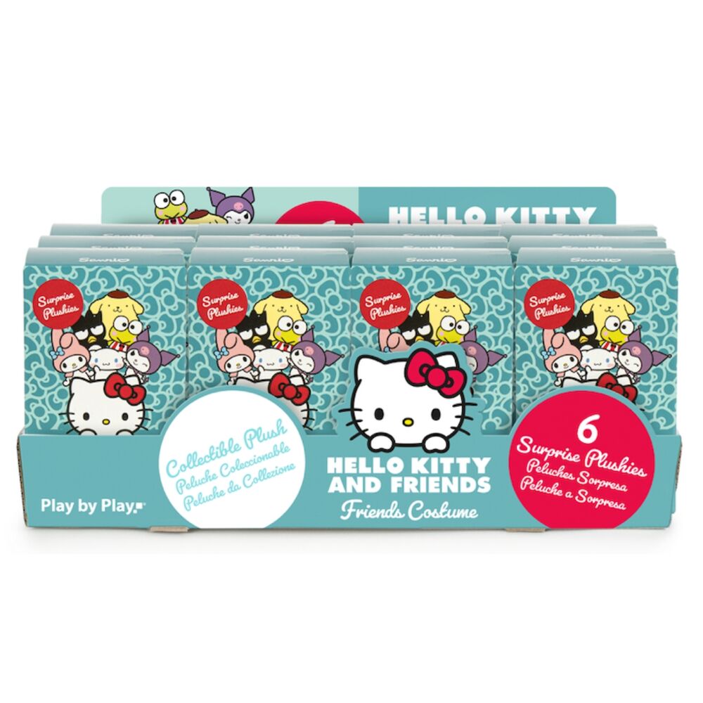 Hello Kitty & Friends Costume assorted surprise plush toy 10cm Nerdscape