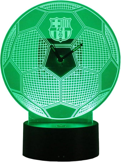 F.C. Barcelona LED methacrylate clock Nerdscape