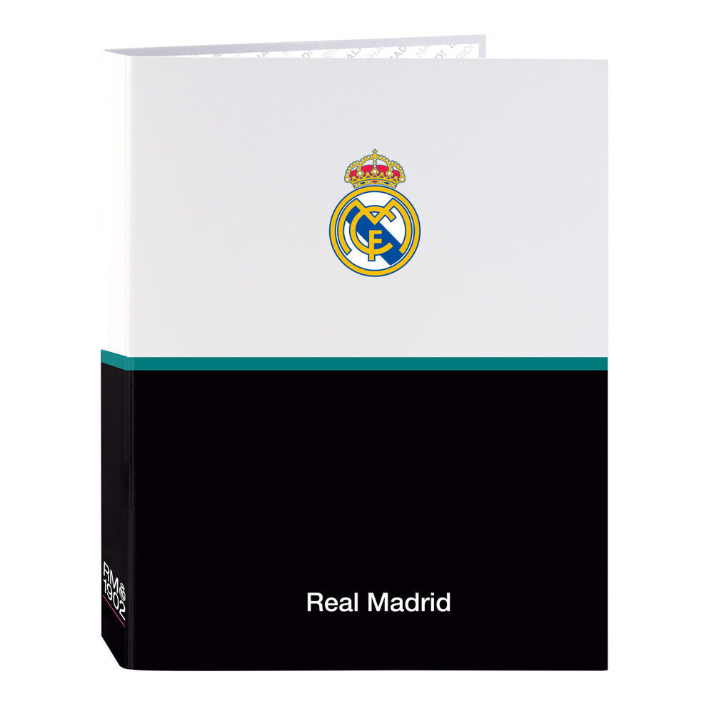 Real Madrid 26/27 A4 cardboard 4 rings binder Nerdscape