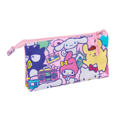 Hello Kitty & Friends triple pencil case