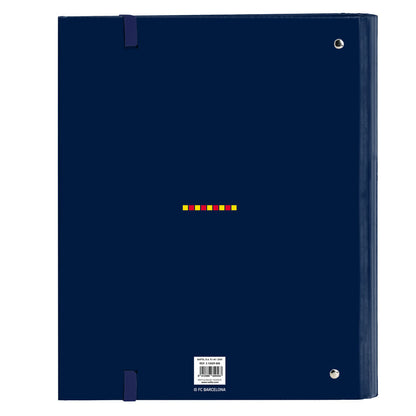 F.C. Barcelona 26/27 A4 cardboard 4 rings binder with sheets