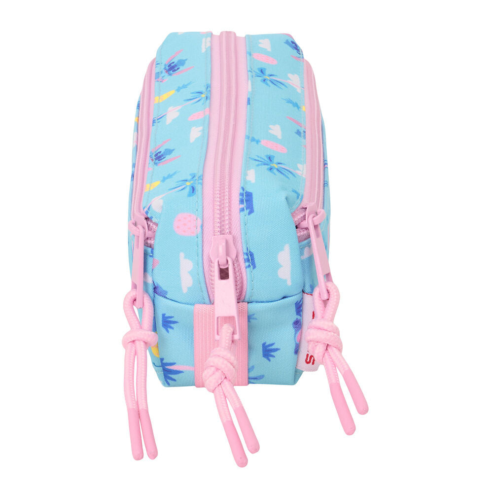 Disney Stitch Waves triple pencil case