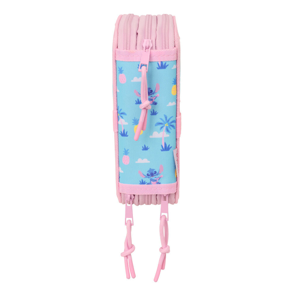 Disney Stitch Waves triple pencil case 37pcs