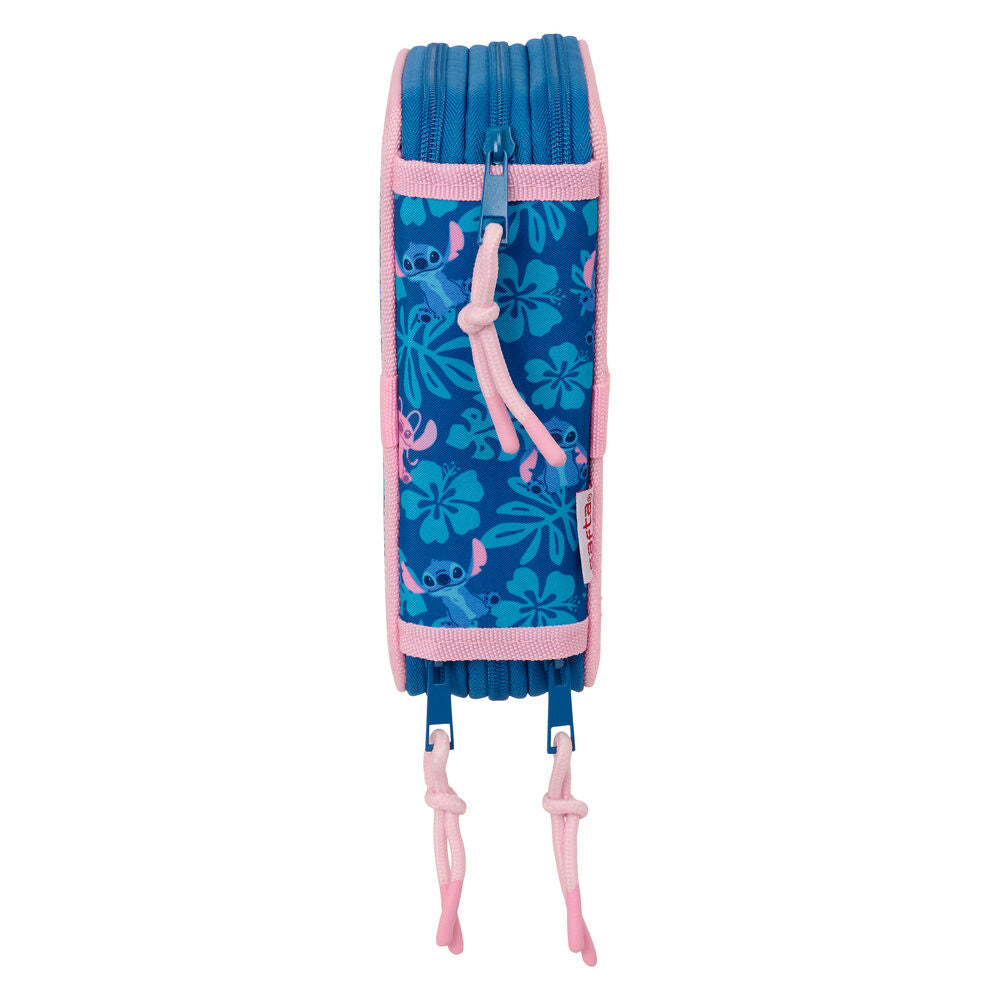 Disney Stitch & Angel triple pencil case 37pcs