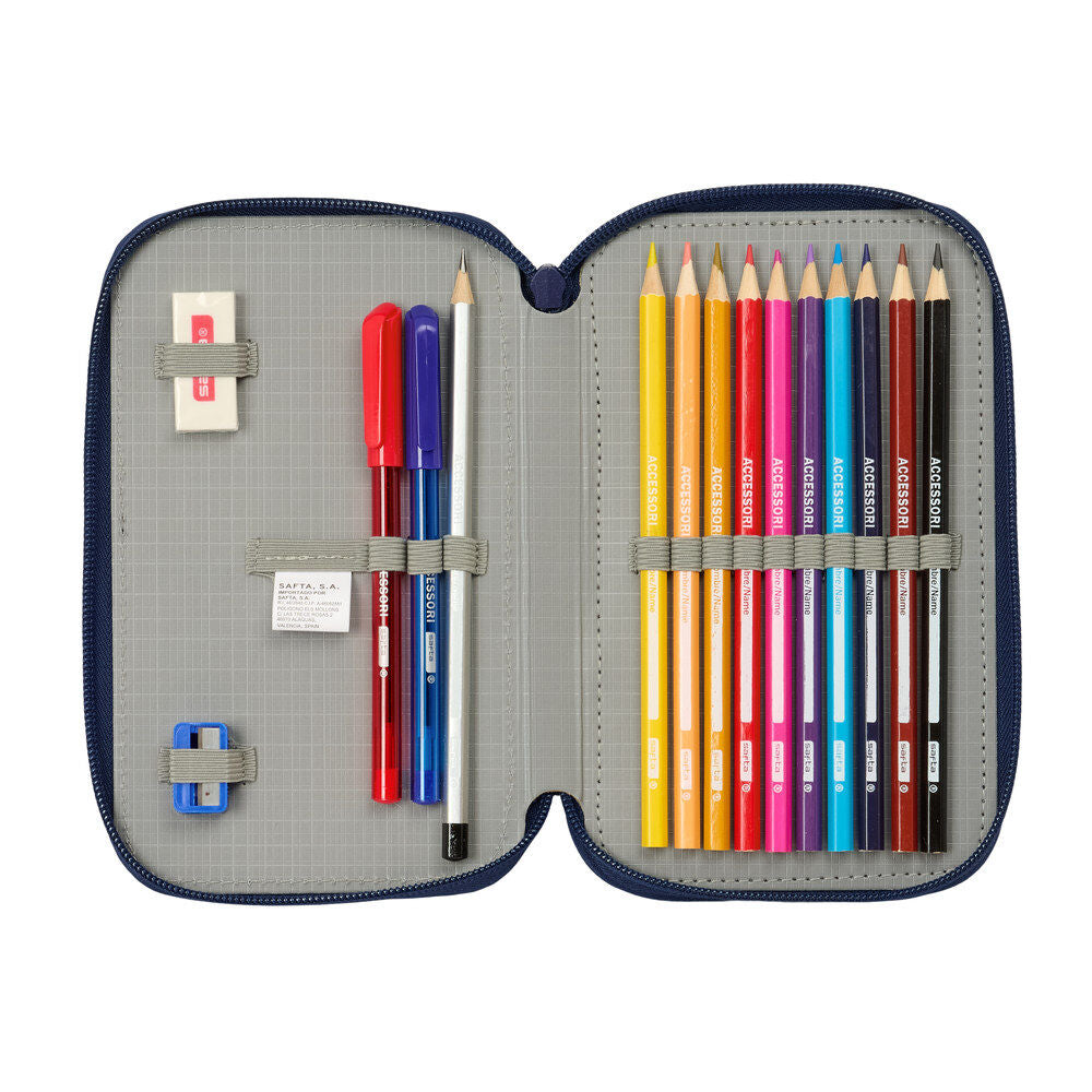 F.C. Barcelona 26/27 double pencil case 29pzs