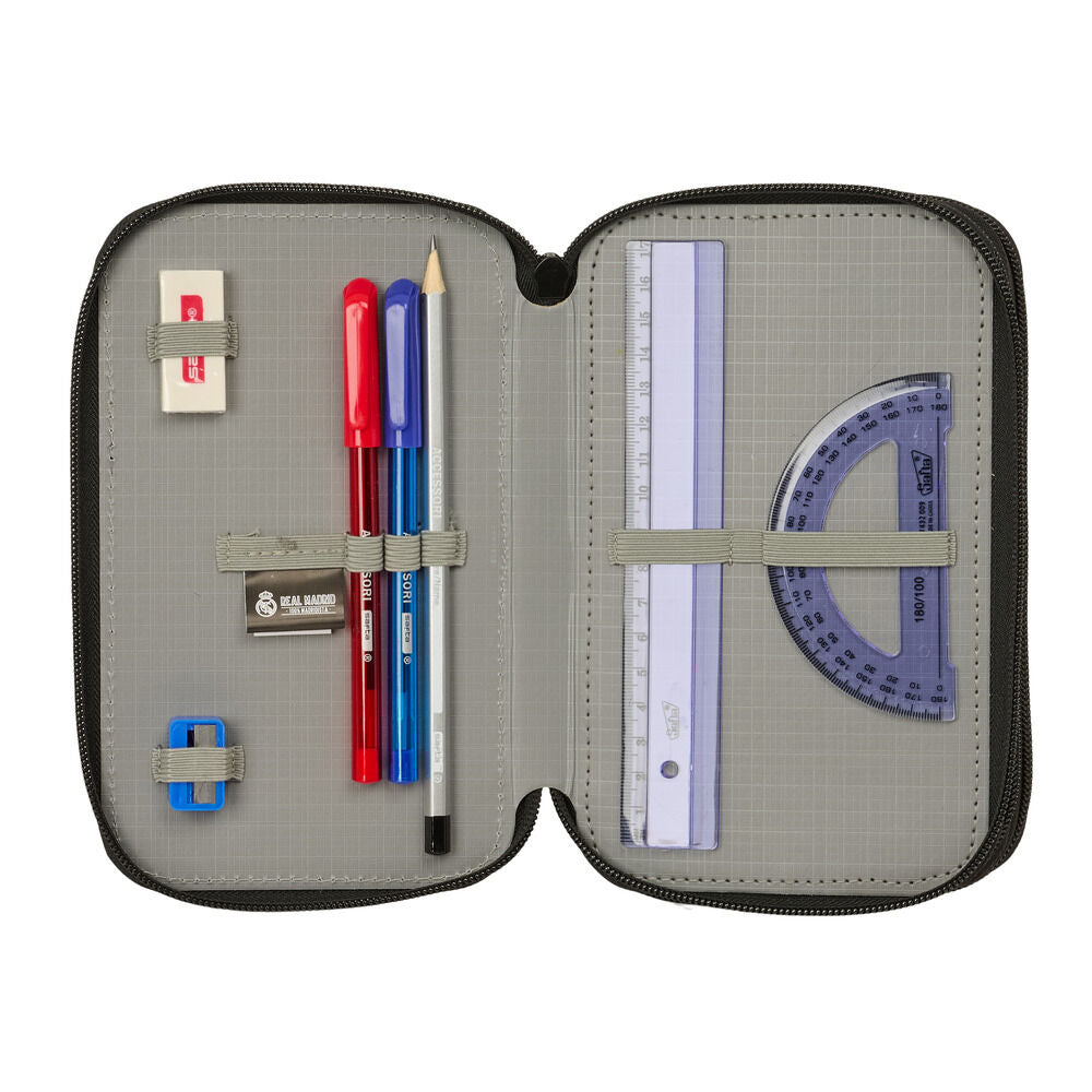 Real Madrid 26/27 triple pencil case 37pzs Nerdscape