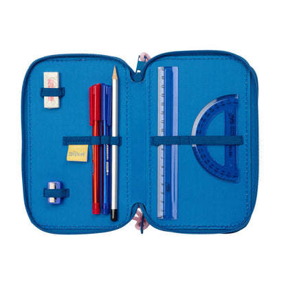 Disney Stitch & Angel triple pencil case 37pcs