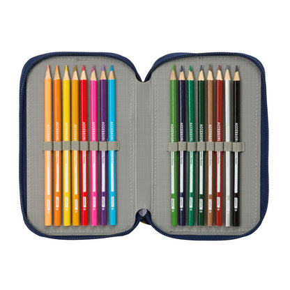 F.C. Barcelona 26/27 triple pencil case 37pzs Nerdscape