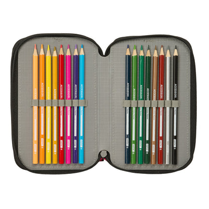 Real Madrid 26/27 triple pencil case 37pzs Nerdscape