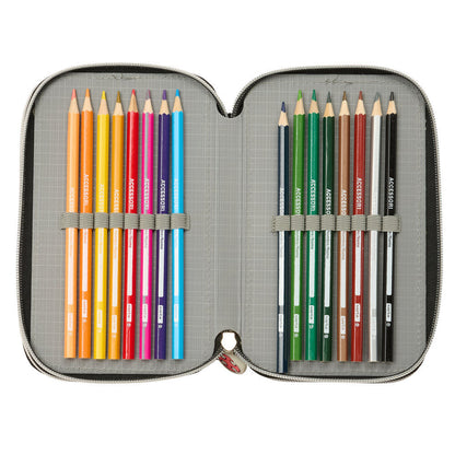 Masters of the Universe triple pencil case 37pcs