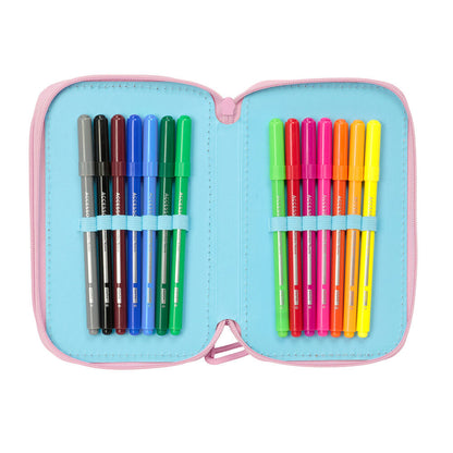 Disney Stitch Waves triple pencil case 37pcs