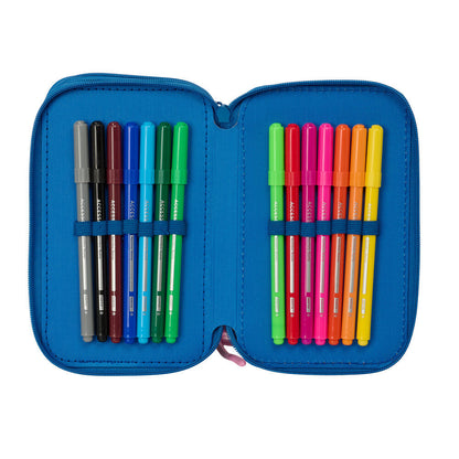 Disney Stitch & Angel triple pencil case 37pcs