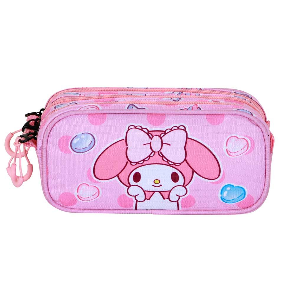 Hello Kitty My Melody triple pencil case Nerdscape
