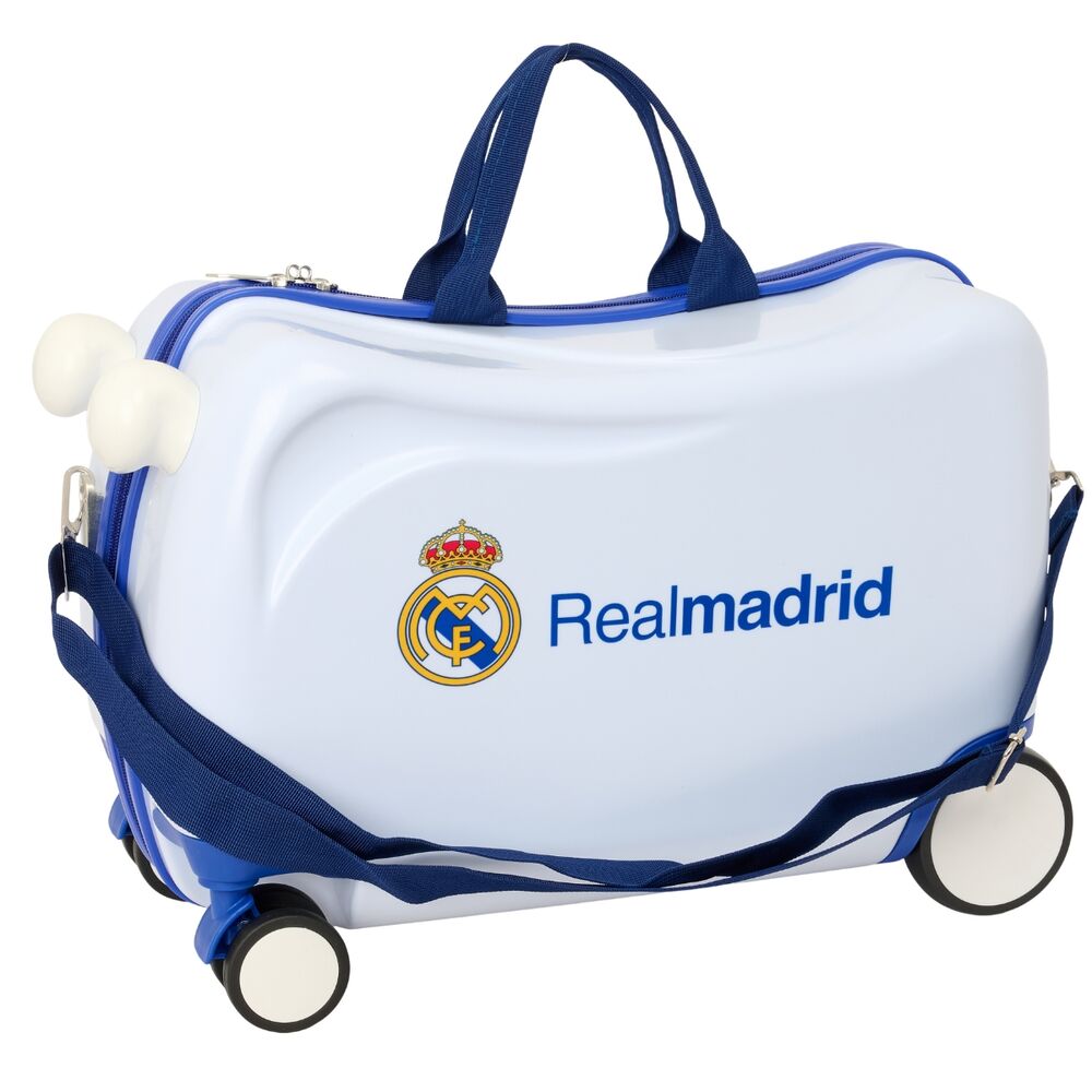 Real Madrid 26/27 ABS trolley suitcase 44cm Nerdscape