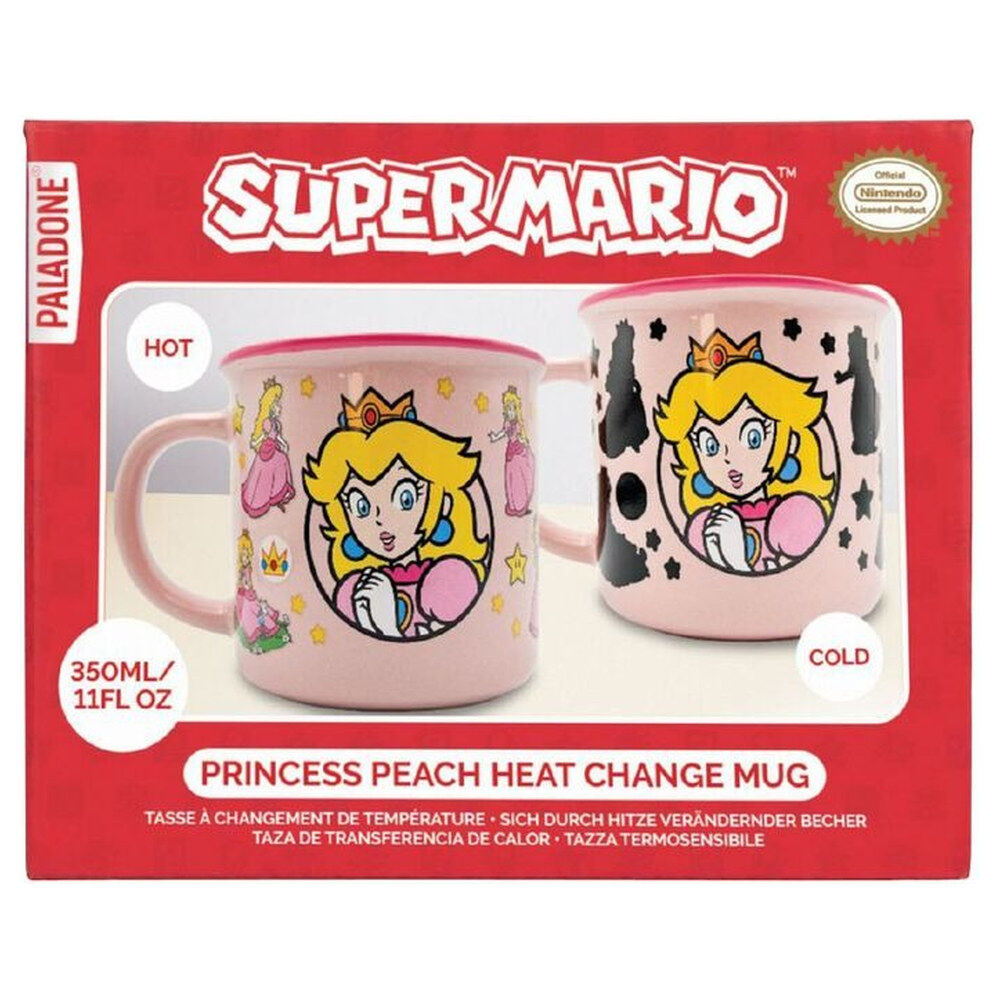 Super Mario Princess Peach heat change mug 350ml Nerdscape